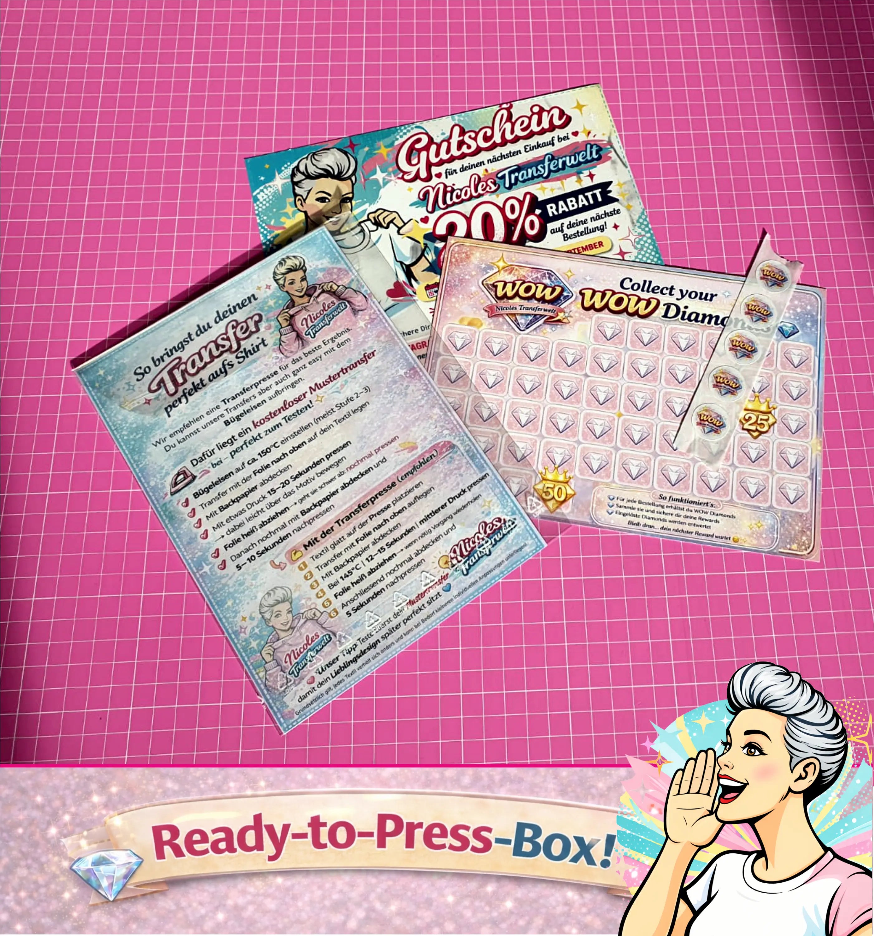 Ready-to-press BOX - NTW Startpaket - Nicoles-Transferwelt