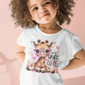 Niedliches Kinder-Motiv mit Giraffe von Nicoles-Transferwelt, farbenfrohes Wandbild für Kinderzimmer, detailreiche Giraffenzeichnung