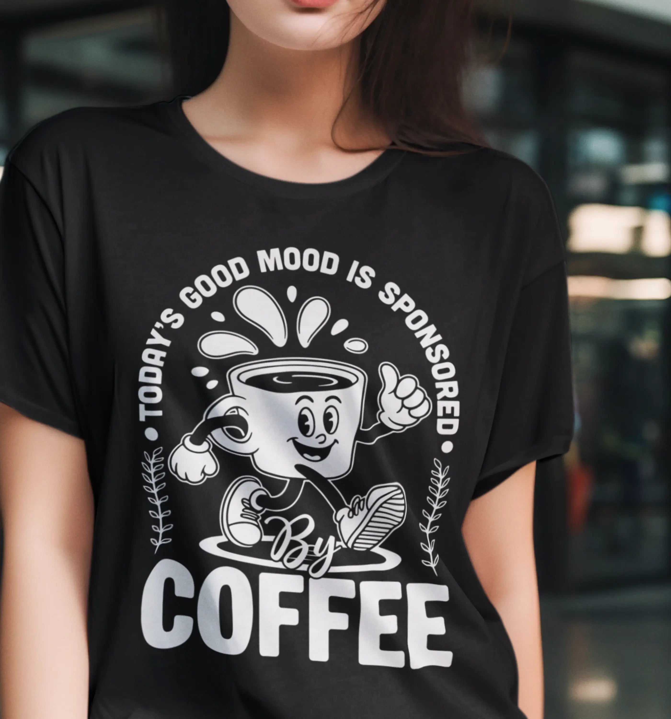 Weiße Lauf-Kaffeetasse mit Motiv von Nicoles-Transferwelt, zeigt einen sportlichen Lauf-Look auf der Keramiktasse.