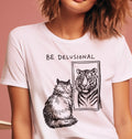 Motive "Be Delusional" von Nicoles-Transferwelt, bunte Transferfolie mit inspirierendem Design für Textilien