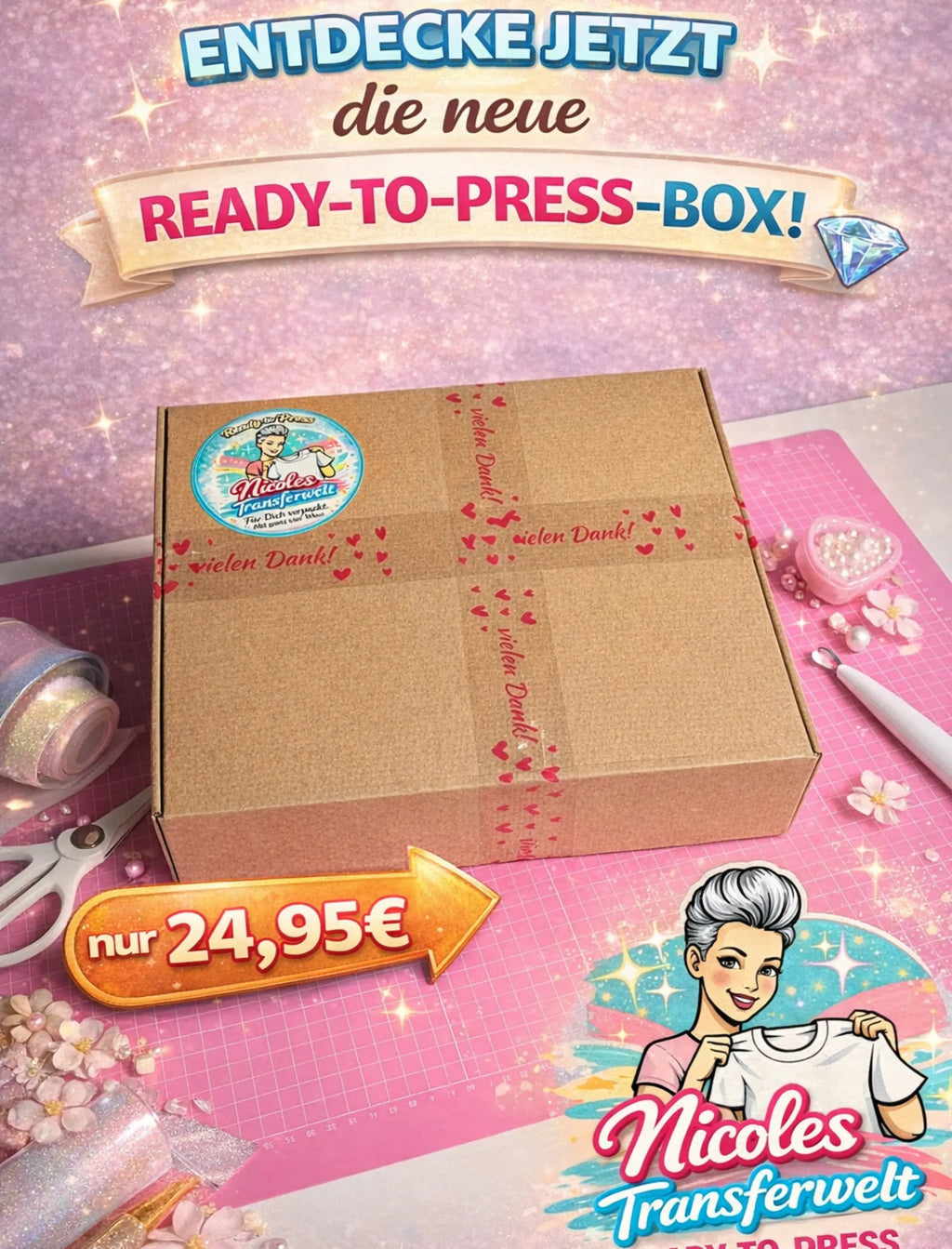 Ready-to-press BOX - NTW Startpaket Nicoles-Transferwelt