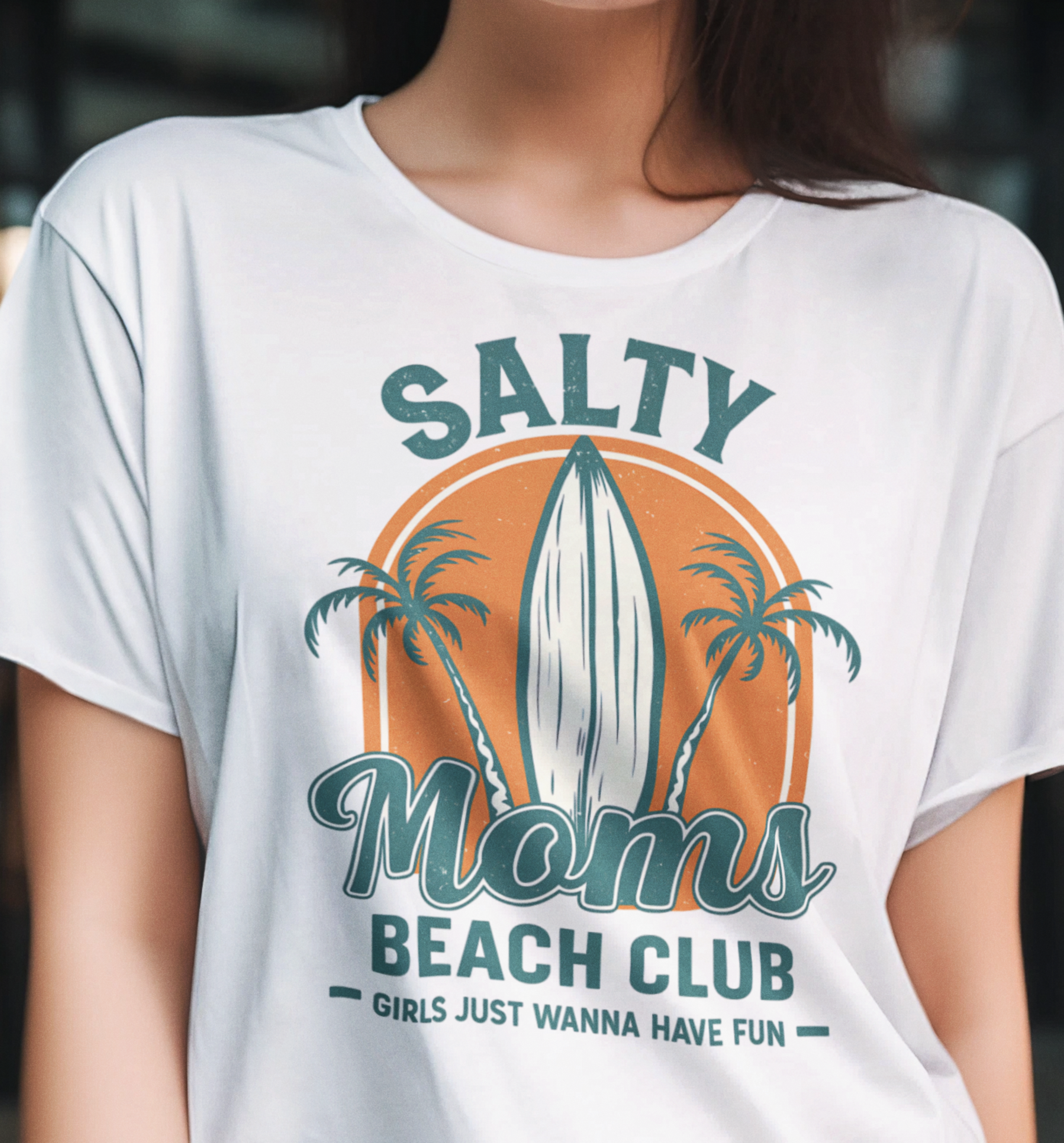 Motivbild mit dem Schriftzug "Salty Mom" von Nicoles-Transferwelt, ideal für kreative Bastel- und Transferprojekte